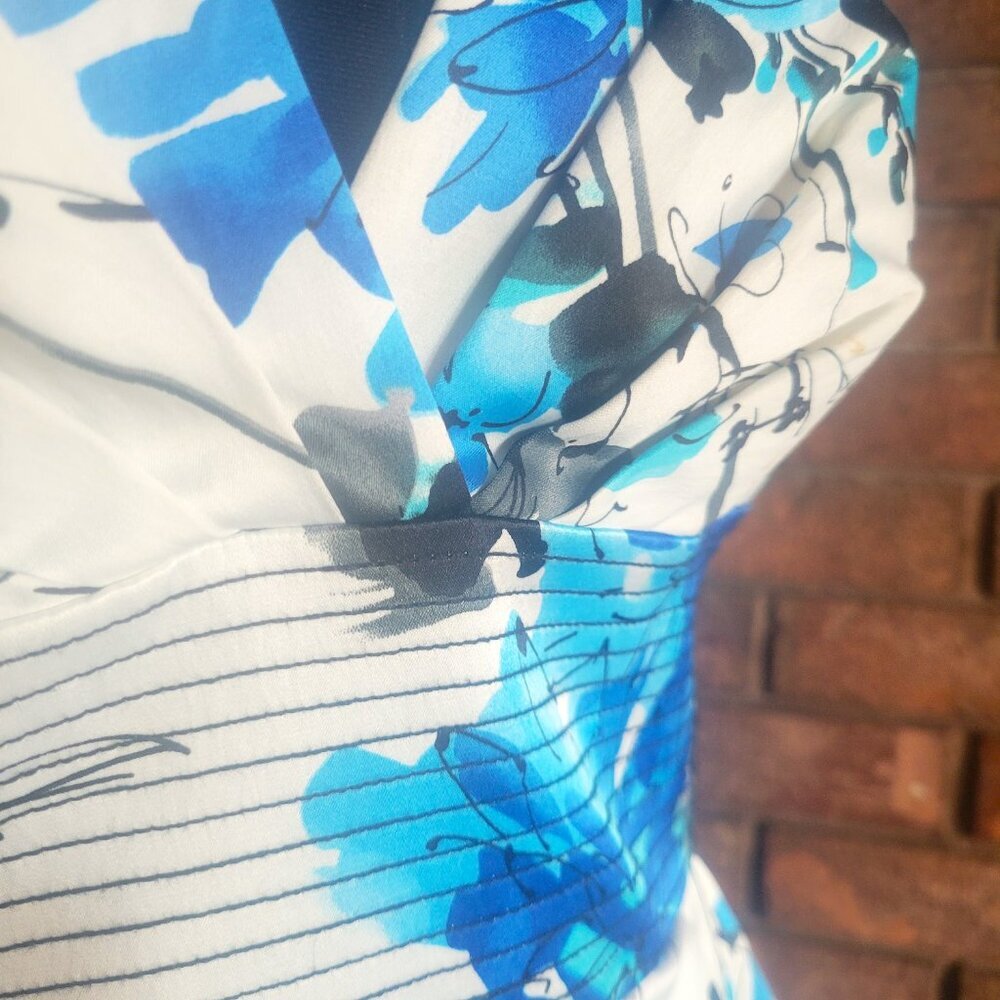 Bisou Bisou Sleeveless Floral Dress - Size 10 - Picture 3 of 8